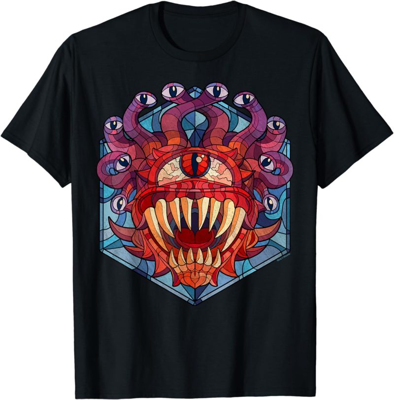 Dungeons & Dragons Beholder Stained Glass T-Shirt