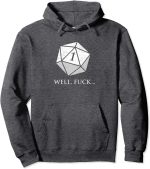 DND RPG Shirt | Dice Fumble Roll 1 | RPG Pullover Hoodie