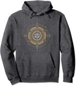 DND Minimalist D20 Dice Nerdy Dice Set Collector Hoodie